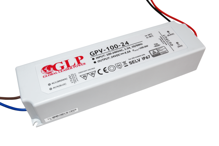 Napájecí zdroje 24V - 100W LED zdroj GPV-100-24, 4,2A, 24V - foto 1