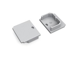 Difuzory a koncovky - LINEA-IN20 TRIMLESS koncovka stříbrná s otvorem, G1000540