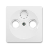 Nábytkové zásuvky, vypinače - Kryt zásuvky televizní, rozhlasové a satelitní, jasně bílá