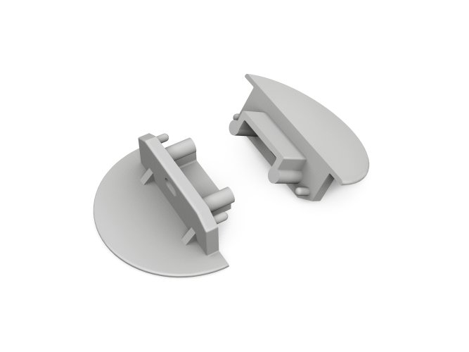 Difuzory a koncovky - GROOVE14 koncovka GEN2 s otvorem šedá, A3970022 - foto 1