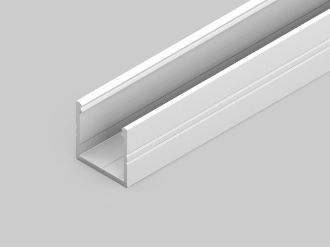 Přisazené profily - Hliníkový osvětlovací profil přisazený SMART16, bílý, BC3/U4 - foto 1