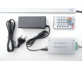 Konfigurátory LED sestav - Barevné LED osvětlení kompletní sada s ovladačem, volba délky 1-5m