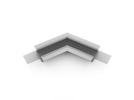 Úchyty, spojky, závěsný materiál - VARIO30-05 rohová spojka 120 st eloxovaná, V4750020s