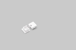 Difuzory a koncovky - SMART10 koncovka s otvorem bílá, C2960001