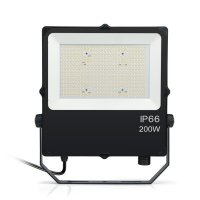 Přisazené reflektory - LED reflektor černý, IP66, IK08, 200W, CCT