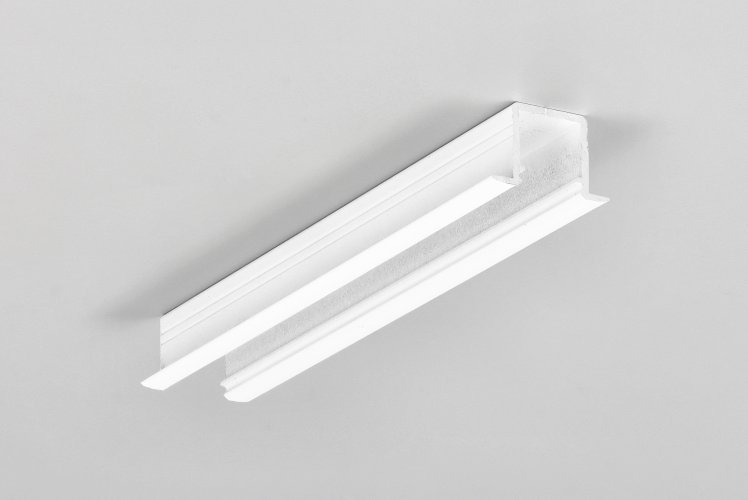 Vestavné profily - Hliníkový zápustný profil SMART-IN10, bílý, AC2/Z - foto 1