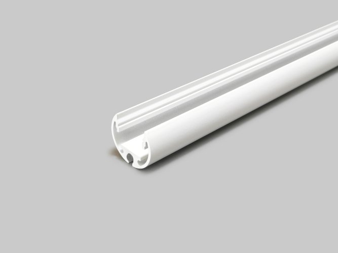 Pro skříně - Víceúčelový hliníkový profil PEN12, bílý, C/J - foto 1