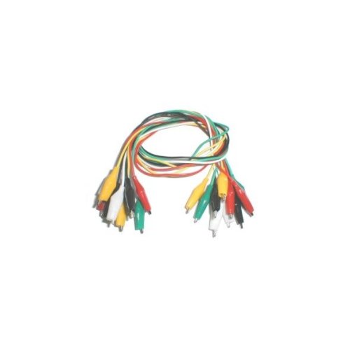 Vše pro měření, testování - Krokosvorka - komplet 10 ks, (0,4m) - foto 1