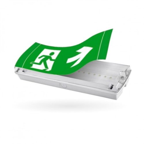Nouzové osvětlení - Nouzové LED osvětlení 3W, 6000K, 4 piktogramy, IP65, studená bílá - foto 1