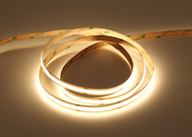 Jednobarevné LED pásky 12V, 24V, 230V - 12W COB LED pásek, 10mm, 24VDC, 480LED/m, Ra 90, IP20, 3 roky záruka