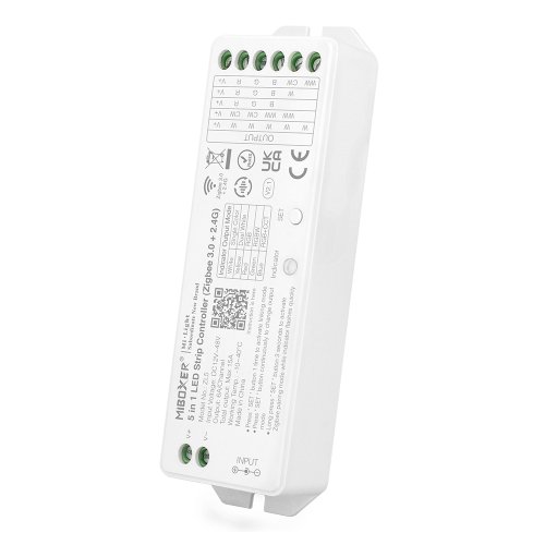 Zigbee 3.0 Řidící jednotky - Zigbee přijímač 5 v 1 (Zigbee 3.0 + 2.4G), 12~48V, max.15A, ZL5, Mi-Light - foto 1