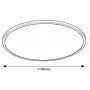 Kruhová - Stropní svítidlo Rabalux 71156 EZIO, LED 18W, IP20, 1400lm, 3000K, stmívatelné - foto 7