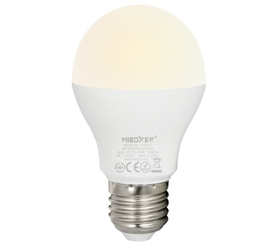 LED žárovky - 6W LED žárovka CCT, E27, RF 2.4GHz, FUT017, Mi-Light - foto 1