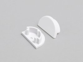 Difuzory a koncovky - Koncovka profilu ARC12 D bílá, B2980001