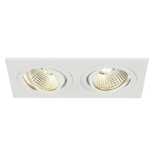Hranatá - LA 113891 NEW TRIA II LED čtvercová bílá 230V/350mA COB LED 14W 38° 2700K - BIG WHITE (SLV) - foto 1