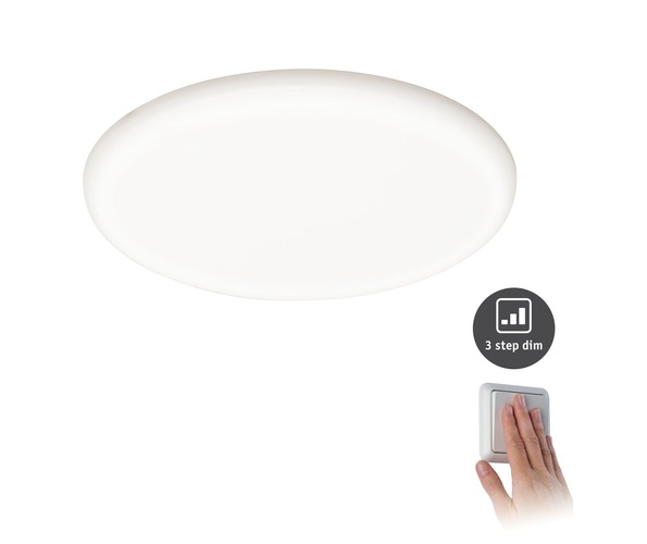 Koupelnová - P 93068 LED vestavné svítidlo Veluna VariFit IP44 3-krokové-stmívatelné kruhové 215 22W 4.000K satén - PAULMANN - foto 1
