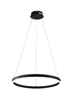 LED přívěšek - LED závěsná lampa 22W černá