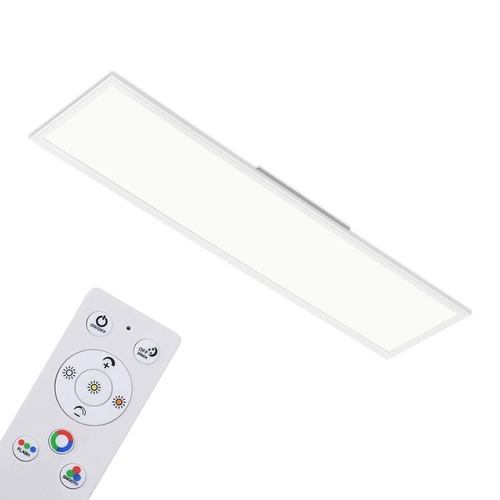 Hranatá - BRILO 7154016 RGB LED stropní svítidlo, CCT, noční světlo, RGB, časovač, stmívatelné (starý kód: BRILO 7154-016) - BRILO - foto 1