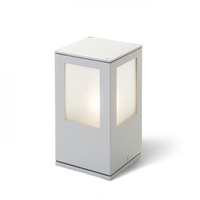 Sloupková - RED R10368 Venkovní svítidlo PONDER stříbrné 230V E27 18W IP44 - RED - DESIGN RENDL