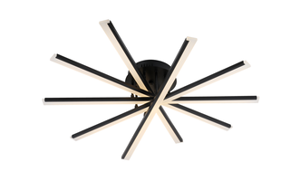 LED stropní svítidla - LED stropní lampa 50W černá