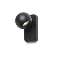 Bodová - RED R13762 SIENA nástěnná černá 230V GU10 50W - RED - DESIGN RENDL