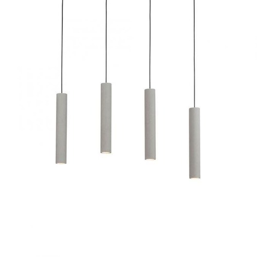 Vícečetná - PN 2204-22 ETON Závěsné svítidlo, barva betonu, GU10, do interiéru, 4-ramenné - PAUL NEUHAUS - foto 1