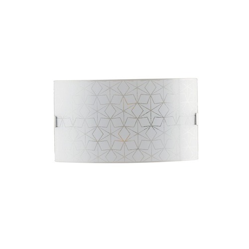 Nepřímé osvětlení - FAN I-ESAGRAM-AP3520 Nástěnné svítidlo Esagram, bílé/granit, 2 x E27, 35 x 10,5 x 20 cm - FANEUROPE - foto 1