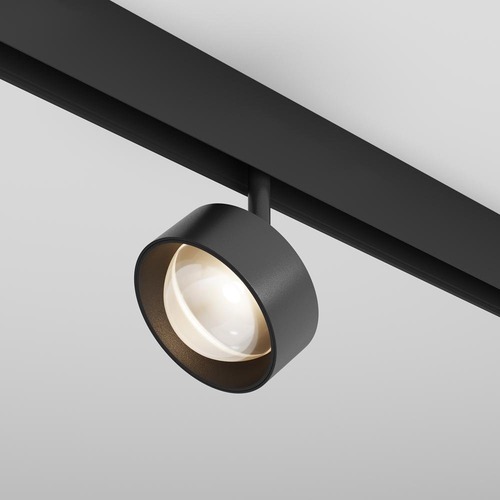 Lištové Magnetic Maytoni Exility - M TR217-2-15W3K-B Svítidlo pro kolejnicový systém Lens 3000K 15W 770lm černý hliník teplá bílá Exility - MAYTONI - foto 1