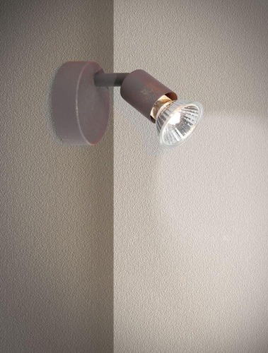 Bodová - NV 662001 Bodové svítidlo BASE rezavý kov GU10 1x5W 230V IP20 bez žárovky - NOVA LUCE - foto 1