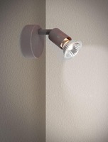 Bodová - NV 662001 Bodové svítidlo BASE rezavý kov GU10 1x5W 230V IP20 bez žárovky - NOVA LUCE