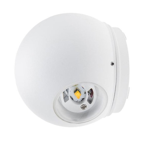 LED nástěnné svítidla - LED nástěnné svítidlo Kulaté bílé tělo - foto 1