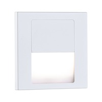 Zapuštěná - P 79999 LED vestavné svítidlo do zdi Tsaro hranaté 80x36mm 1W 230V 2700K bílá mat - PAULMANN
