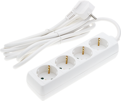 Zásuvky a adaptéry - Napájecí lišta 4 zásuvky