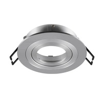 Kruhová - LA 1007351 NEW TRIA® 75 kroužek pro vestavbu do stropu, D: 9.3 H: 2,6 cm, IP 20, hliník - BIG WHITE (SLV)