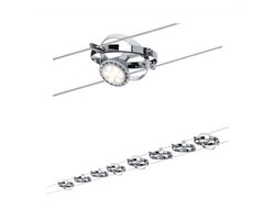 Sady - P 94153 Lankový systém Cardan matný chrom 8x 10W GU5,3 12V - PAULMANN