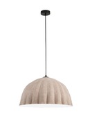 Dekorativní - FAN I-MIDI-S1-KAK Závěsné svítidlo Midi filc kaki/bílý, kabel 2 m, stínidlo 53 cm, 1 x E27 - FANEUROPE