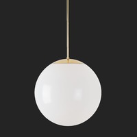 Nouzové osvětlení - OS ISI72129 ISIS P3 PM HP závěsné plastové svítidlo mosaz leštěná / bílá IP40 3000 K 52W LED nouzové kombinované 3 h (původní kód OS 72129) - OSMONT
