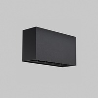 Přisazená - M O309CL-L10GF3K Stropní svítidlo Ares 3000K 10W teplá bílá 700lm černý kov/sklo IP54 - MAYTONI