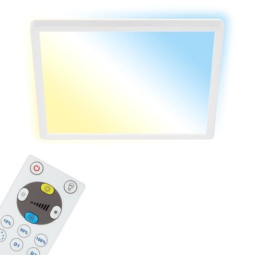 Hranatá - BRILO 7081-016 Slim CCT svítidlo LED panel, 29,3 cm, 18 W, bílé - BRILO - foto 1