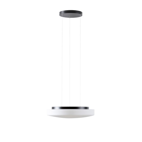 Kruhová - OS EDN71396 EDNA LE5 závěsné skleněné svítidlo černá / bílá IP40 3000/4000 K 27W LED DALI (původní kód OS 71396) - OSMONT - foto 1