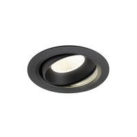 Kruhová - LA 1010011 NUMINOS® MOVE XL Stropní vestavné svítidlo, 4000 K, 40°, IP20, kulaté, černé - BIG WHITE (SLV)