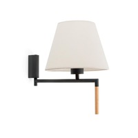 Dekorativní - FARO 64400-11 RON nástěnná lampa, tmavě šedá/béžová - FARO