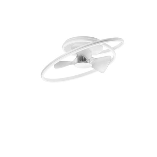 Ventilátory - FAN LED-AUSTER-COLOR Stropní ventilátorové LED svítidlo VENTILATORE, 65 W, RGB + CCT, 7650 lm, bílá, pr. 77 x 24 cm - FANEUROPE - foto 1
