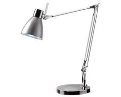 Stolní lampy pracovní - PANIT TAV423 Stolní svítidlo MIDA stolní hliník chrom 230V E27 15W - PAN INTERN.