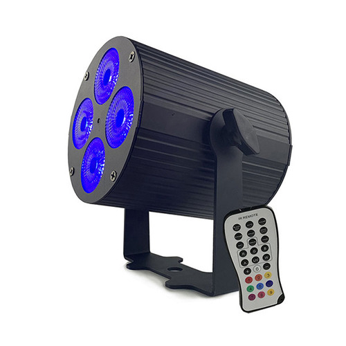 Jevištní efekty - Baterie Mini 4x10W RGBWA+UV 6v1 LED Par - foto 1