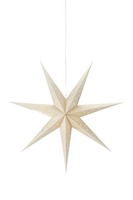 Interiérové dekorace - MAR 705611 Blank závěsná zatá hvězda 75 cm - Markslöjd