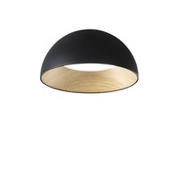 Kruhová - FAN LED-COCO-PL50-NER Stropní LED svítidlo COCO černá, 40 W, 5250 lm, CCT, 50 x 29 cm - FANEUROPE