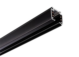 Lišty a příslušenství IVELA - IMPR 710005 Deko-Light kolejnicový systém 3-fázový 230V D Line přisazená lišta 2m 230V černá RAL 9011 2000