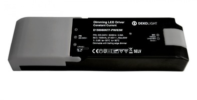Stabilizovaný proud - IMPR 862259 Deko-Light napájení (CC, DC) stmívatelné, QUICK, CC, 1500mA, 27-42V, 60W, konstantní proud
