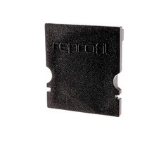 Krytky pro Al profily - IMPR 979032 Koncovka H-AU-02-12 černá 18 mm 2 ks - LIGHT IMPRESSIONS